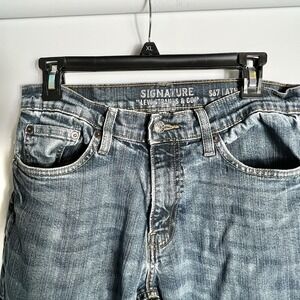 Levi's Signature Womens S67 Straight‎ Leg Jeans  (30x32)Stretch SEE SZ DETAILS
